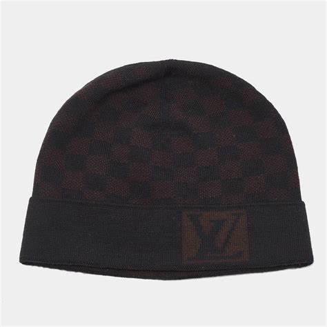 louis vuitton beanie brown|Louis Vuitton beanie men's.